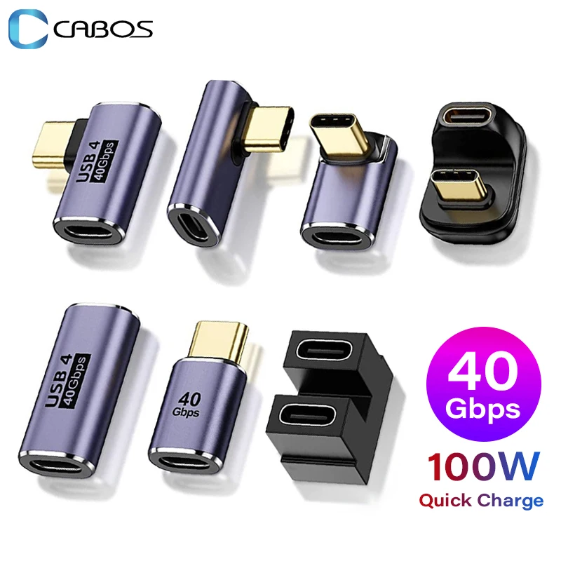 

Multifunction USB C Adapter Type C Extender Adapter Male Female 40Gbps Data Transmission 100W PD Fast Charge USB C Cable Adapter
