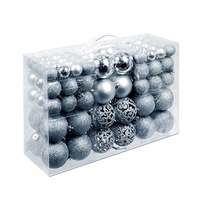 

Christmas Balls 100pcs/box 30-60mm Size DIY Xmas Tree Hanging Pendant for Children Adults Handmade Craft Projects