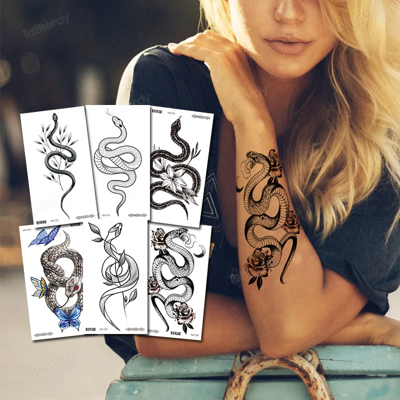 

Тату-наклейки на руку для мужчин и женщин, временные, водостойкие, переводные