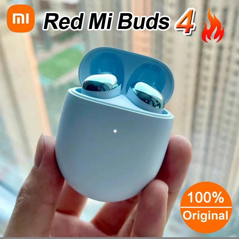 

Оригинальные беспроводные Bluetooth наушники Xiaomi Redmi Buds 4, активный шум, микрофон CDlevel, качественный звук, пылезащитные и водонепроницаемые наушн...