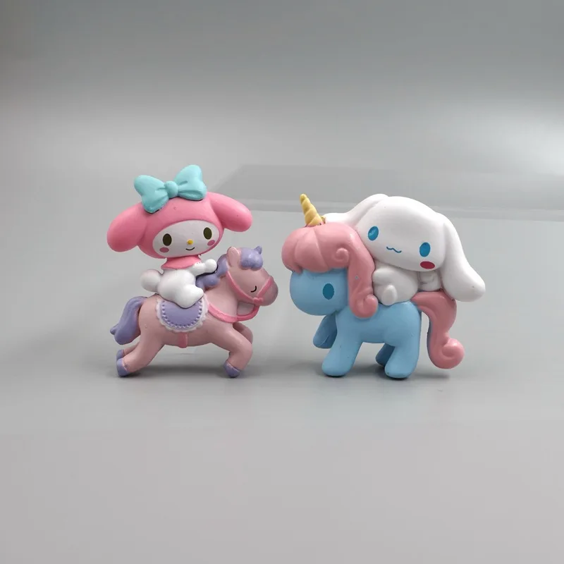 

Фигурка аниме Sanrio My Melody Kuromi, кукла коричная, Мультяшные украшения, сделай сам, украшение для торта, игрушки, подарки для детей