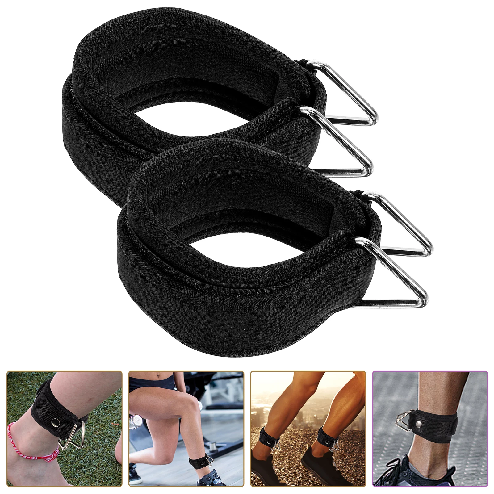 

Ankle Wraps Cable Machine Outdoor Strap Band Foot Buckle Gym Fitness Portable Straps