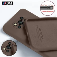 ASM Original Liquid Silicone Phone Case For Xiaomi Poco For Poco Pro For Poco NFC Soft Thin Protective Back Cover