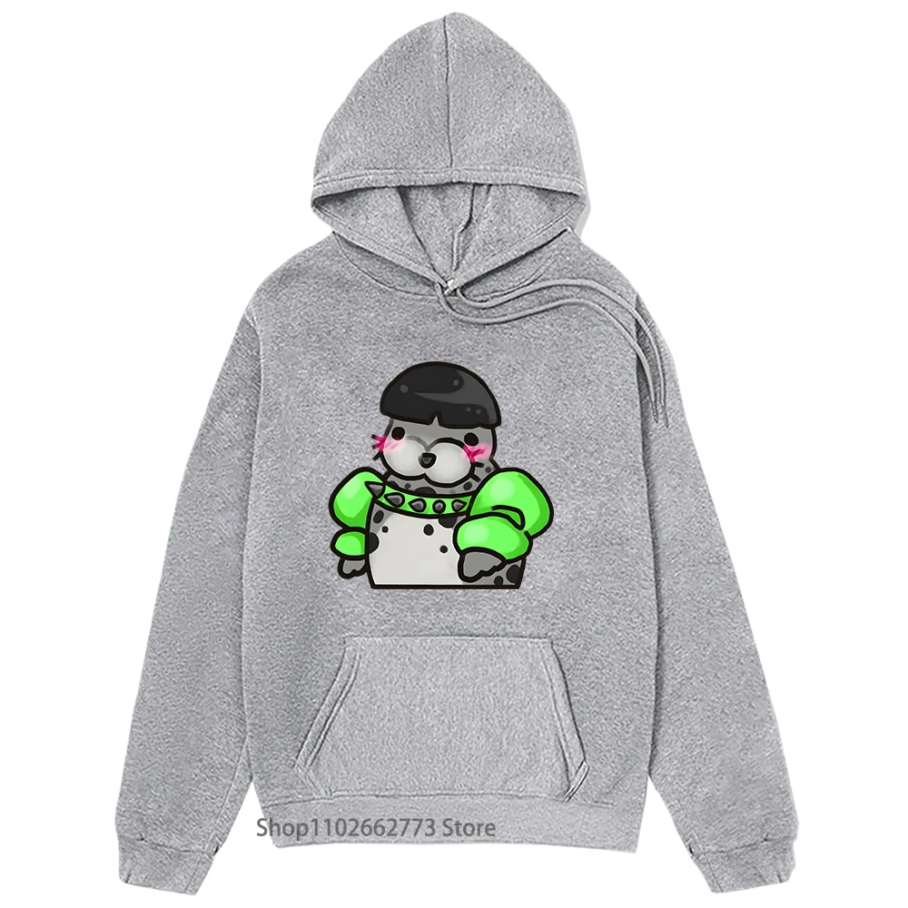 

Finland Eurovision Käärijä Seal Print Hoodie for Women/men Sweatshirt Autumn Winter Long Sleeve Pullover Y2k Top Vintage Clothes