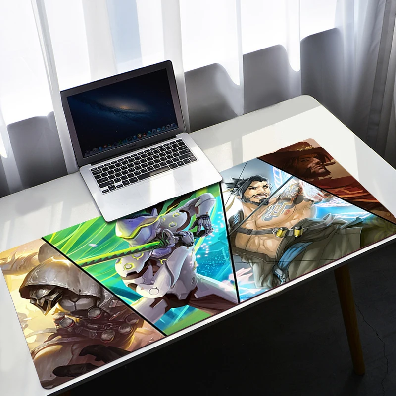 

Large Mouse Pad Overwatch Anime Mousepad Gamer Keyboard Pc Gaming Accessories Computer Desk Mat Cabinet Mats Mause Carpet