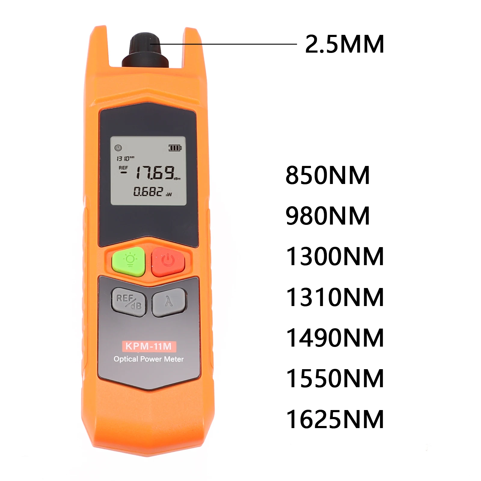 Измерительный оптический измеритель мощности -70 ~ + 6 дБм OPM 127 х 36 5 28 мм 1 шт.