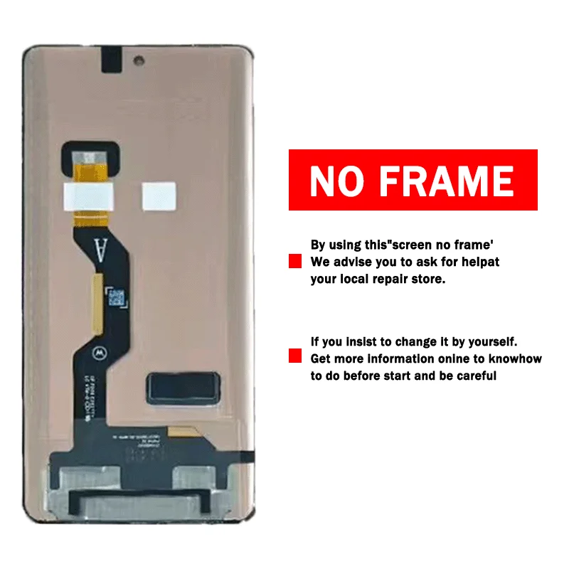 Фото 6,7-дюймовый P-OLED для Motorola Edge 60 Pro, ЖК-дисплей XT2507-1 с дигитайзером сенсорного экрана в сборе для ЖК-дисплея Moto Edge 60 pro №2