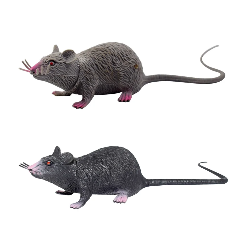 

Prank Realistic Rat Mice Faketoyrats Simulationcat Model Lifelike Trick Decor Bulk Terror Figures Joke Props Creepy Prop Scary