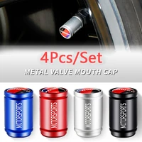 new 4pcs car tire valve stems cap aluminum alloy frosted air valve dustproof waterproof for all automobile motorcycle accessorie