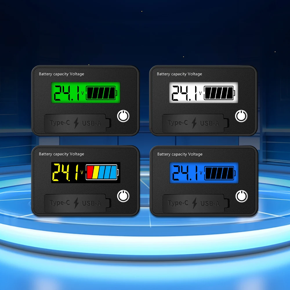 DC 8-30V индикатор уровня емкости батареи ЖК-цифровой свинцово-кислотный литиевый