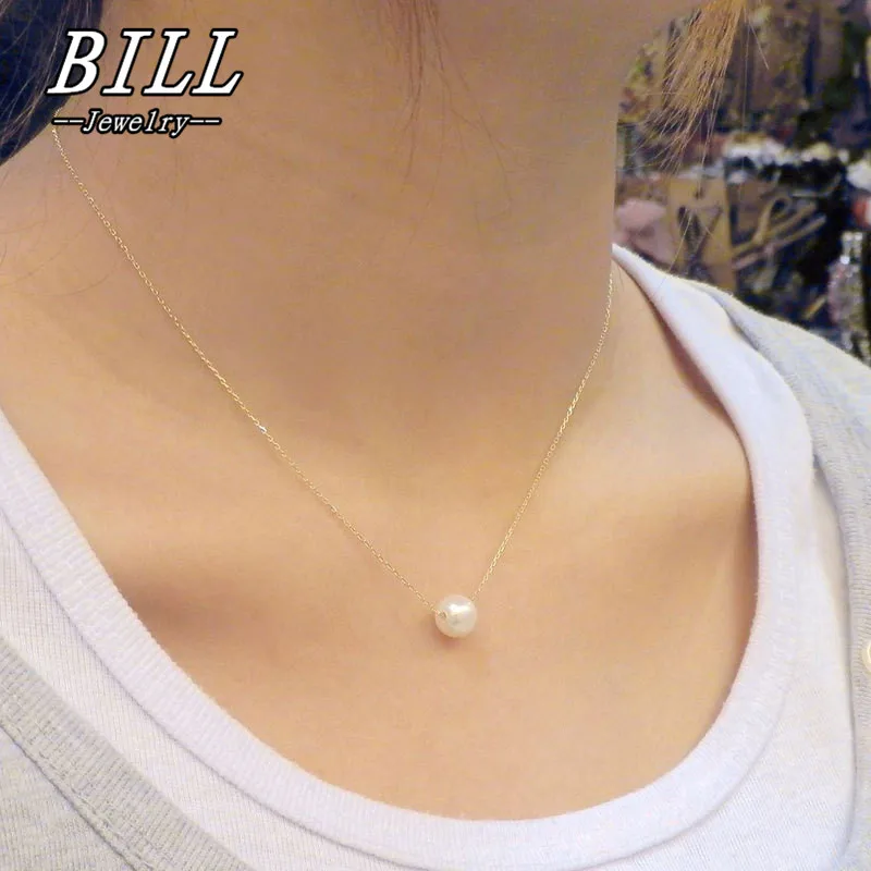 

N134 Hot Selling Style Fashion Cheap Super Sweet imitation Pearl Ball Droplets Pendants necklaces Jewelry Acscessories For Women