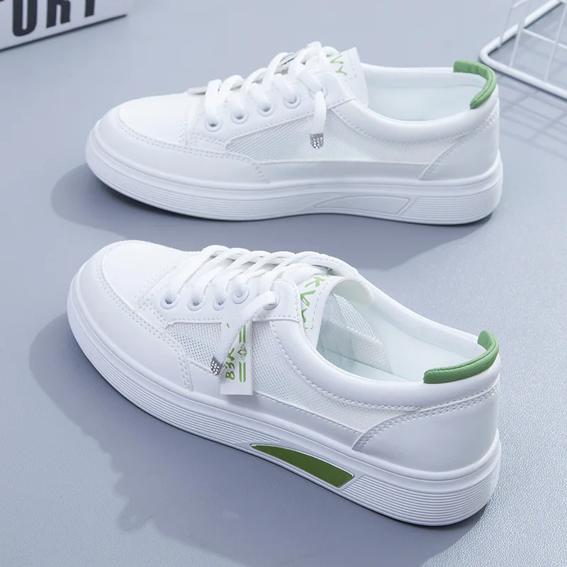 

Mesh breathable white shoes women's 2022 new style flat bottom hollow women's casual shoes women shoes platform shoes