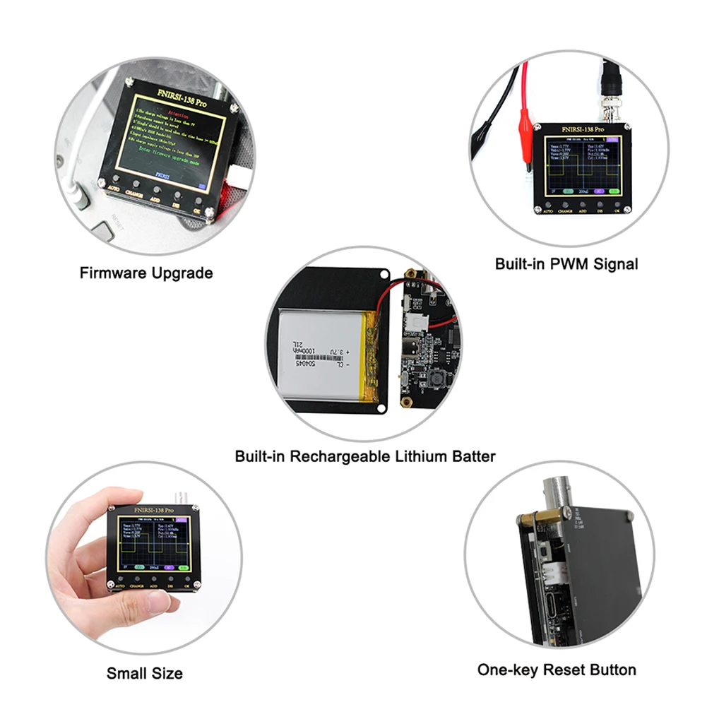 Цифровой фотологический анализатор FNIRSI 138pro портативный Логический с одной