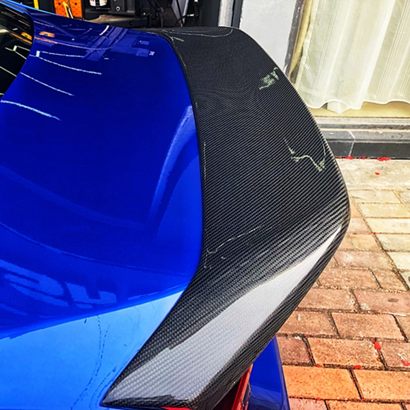 Автомобильный Стайлинг задний спойлер багажника из углеродного волокна для Toyota