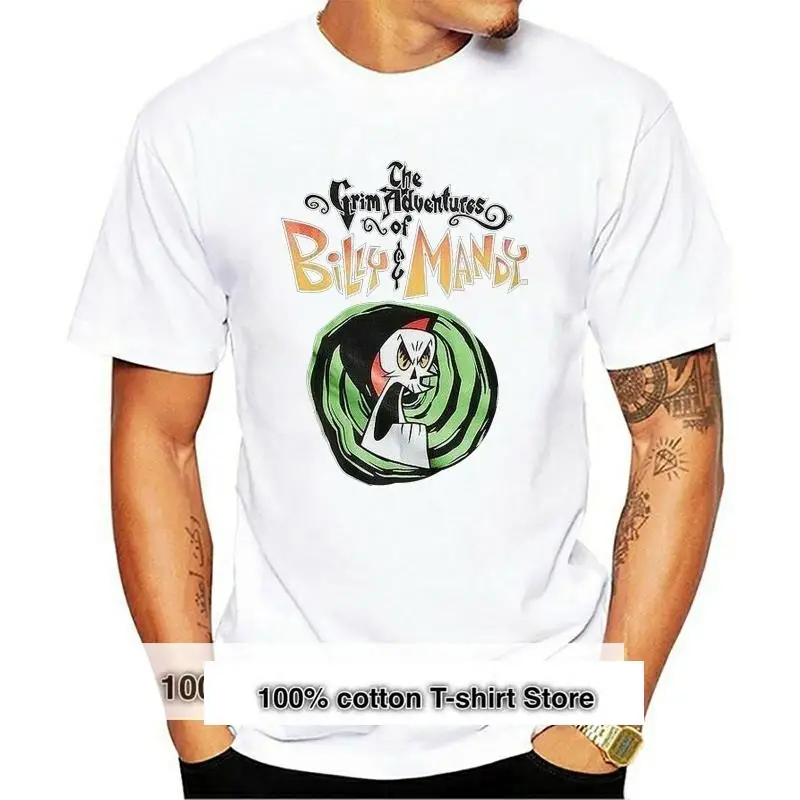 

CARTOON THE GRIM ADVENTURES OF BILLY AND MANDY Tops Tee T Shirt MENS CARTOON TEE T-Shirt New Unisex Funny