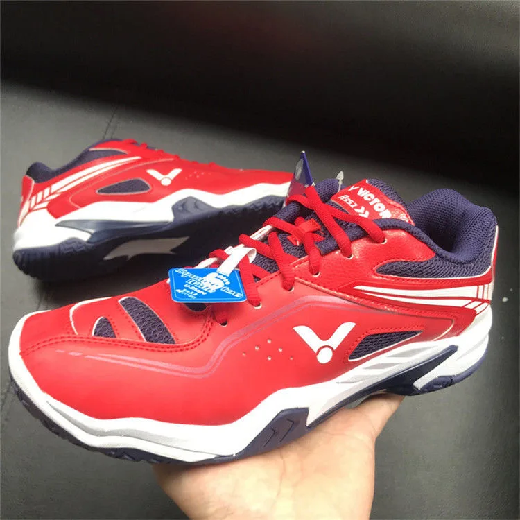 

Бестселлер Обучающие для бадминтона мужские носимые кожаные теннисные туфли Мужская нескользящая обувь для помещений обувь для бадминтон...