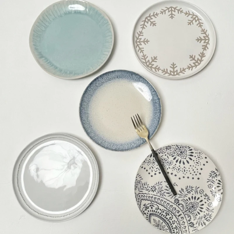 

Plate Set Home Beautiful Ceramic Dishes Vreative Personality Tableware Western Vaisselle Cuisine Vajilla Completa De Platos