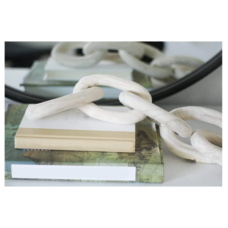 Декоративная деревянная цепочка современный фермерский декор набор украшений