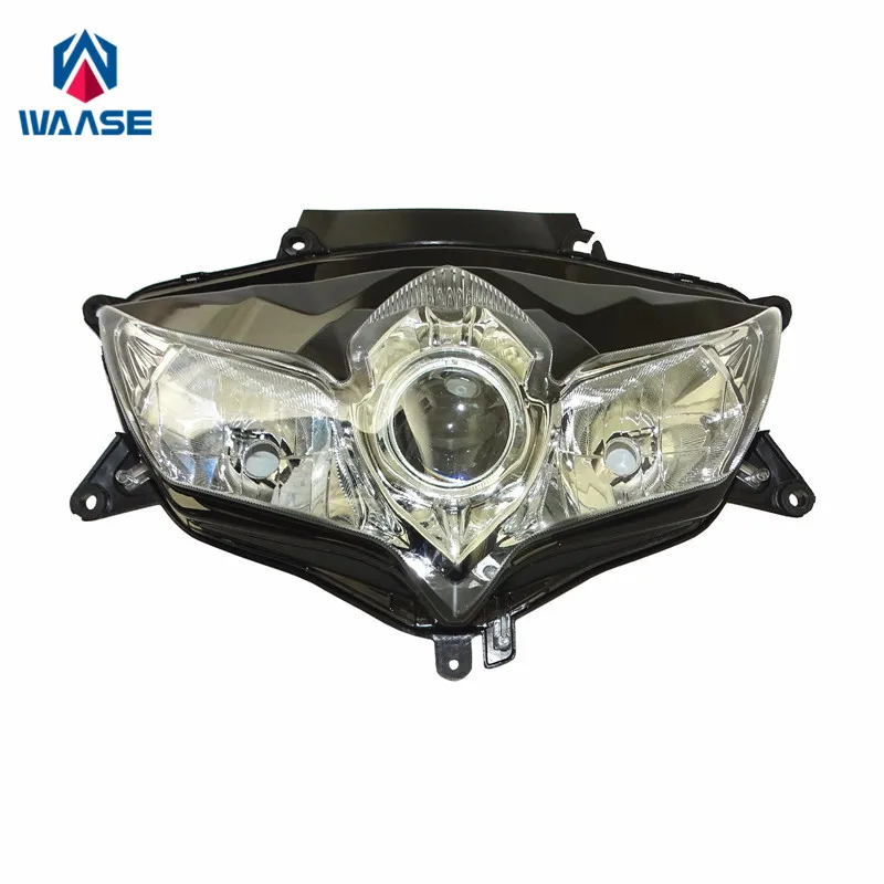 

WAASE GSX-R 600 750 Motorcycle Front Headlight Headlamp Head Light Lamp Assembly For Suzuki GSXR600 GSXR750 K8 2008 2009 2010