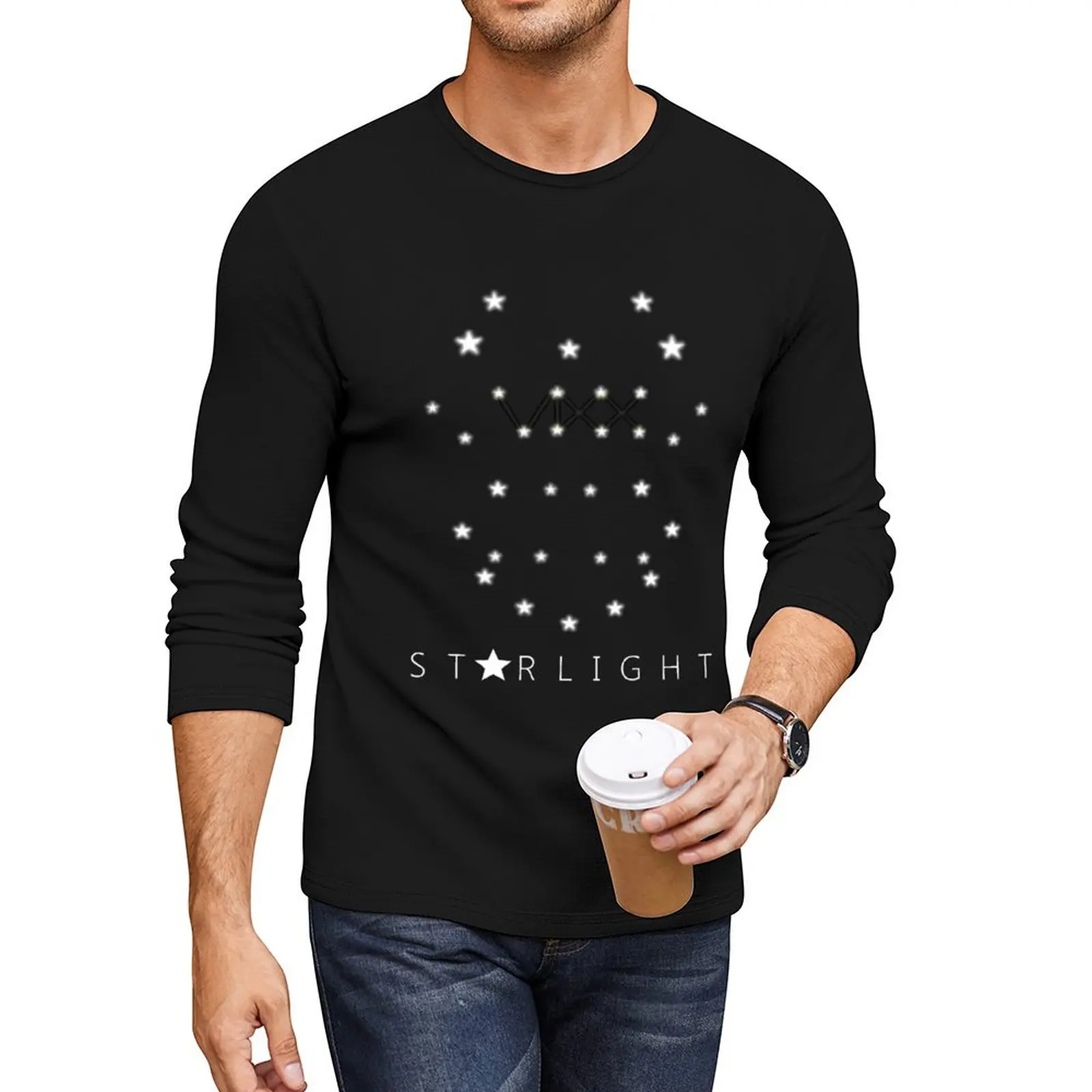 VIXX Starlight \t Long T-Shirt Футболка для мальчика футболка большого размера Эстетическая
