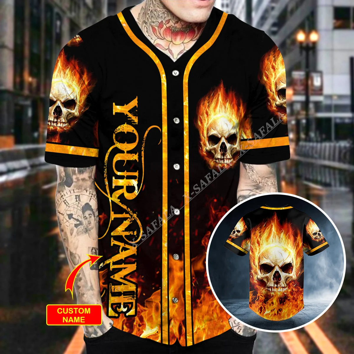 

Женская бейсбольная Футболка с 3D-принтом гигантского огненного черепа, футболки, мужская уличная одежда с коротким рукавом и V-образным вырезом в стиле хип-хоп