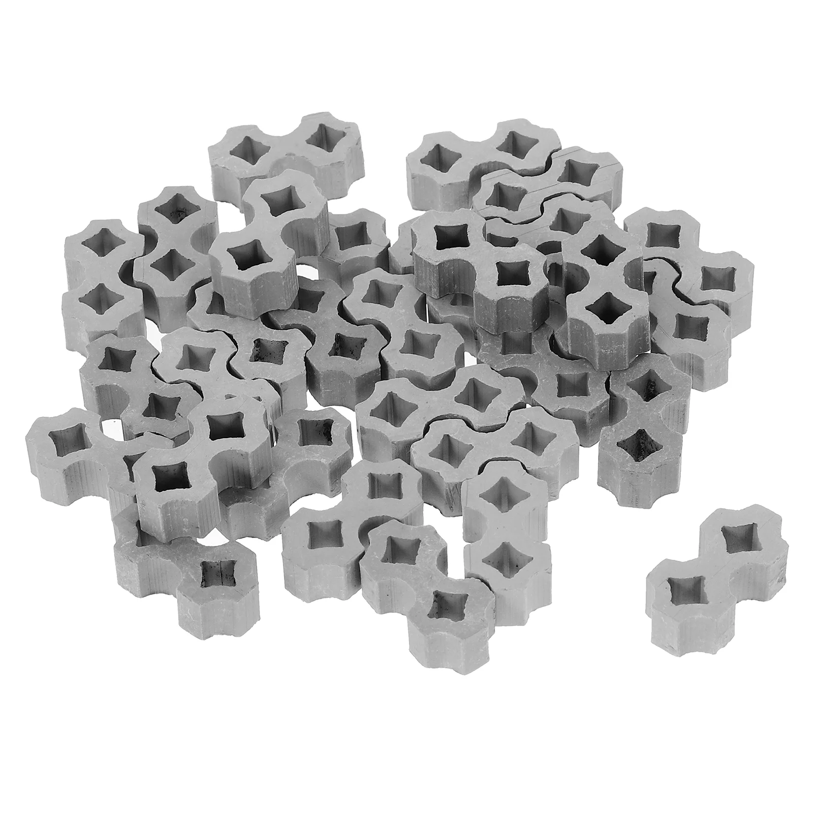 

30 Pcs Toys Fake Wall Bricks Mini Playing House Props Crafts Landscape Accessories Sand Table Decors Miniature Figurines Child
