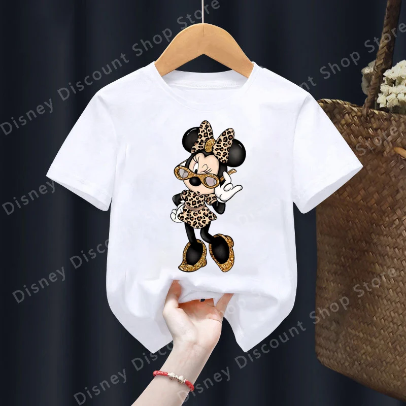 

Mickey Minnie Mouse Kid Clothes Summer Child T-Shirts Disney T Shirts Children Cartoons Kawaii Anime Top for Boy Girl Tees Shirt
