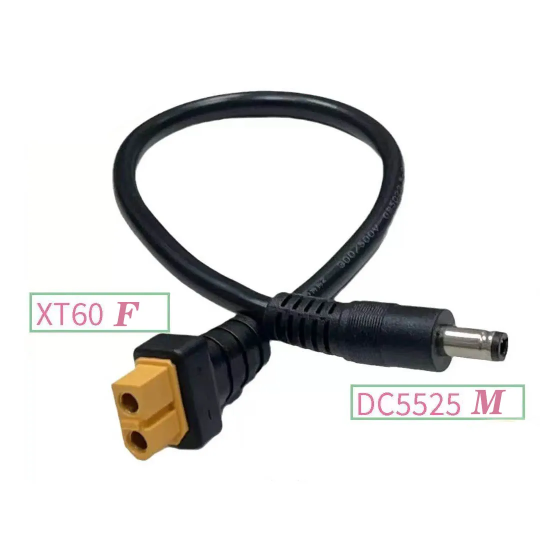 

XT60 штекер «папа» «мама» на разъем постоянного тока 5,5*2,1 мм, кабель-адаптер для аккумулятора, провод 5521, разъем для зарядки аккумулятора RC