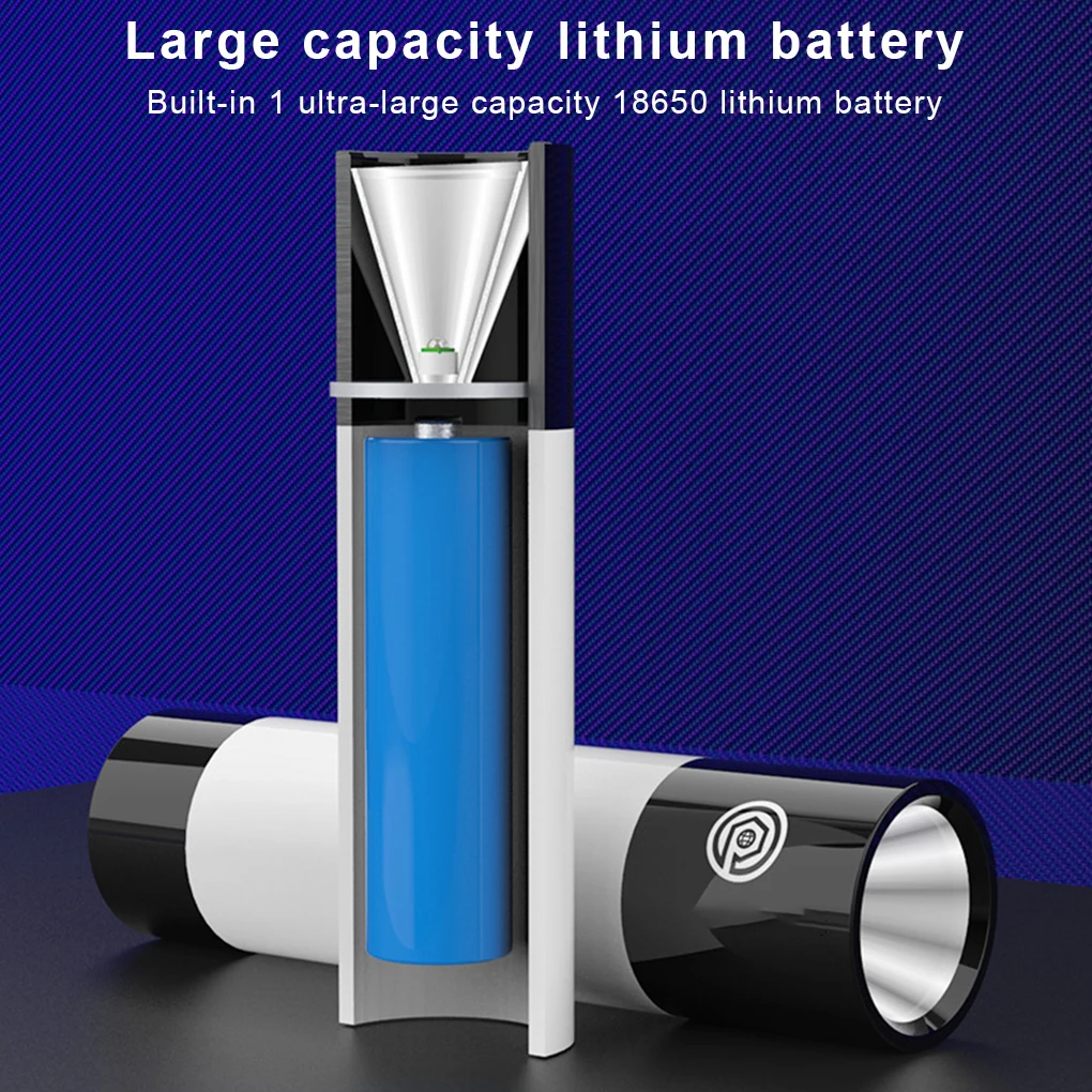

LED Flashlight Mini Outdoor Lampshade Torch Multifunctional Rechargeable Mode Work Lamp Hiking Repairing Riding Tools