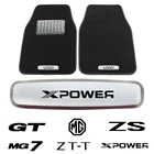 Автомобильные коврики, эмблемы для MG ZS HS MG3 MG5 EV TF ZT-T MG6 трофей MG7 GT HECTOR Xpower, автомобильные коврики, металлические наклейки с эмблемой