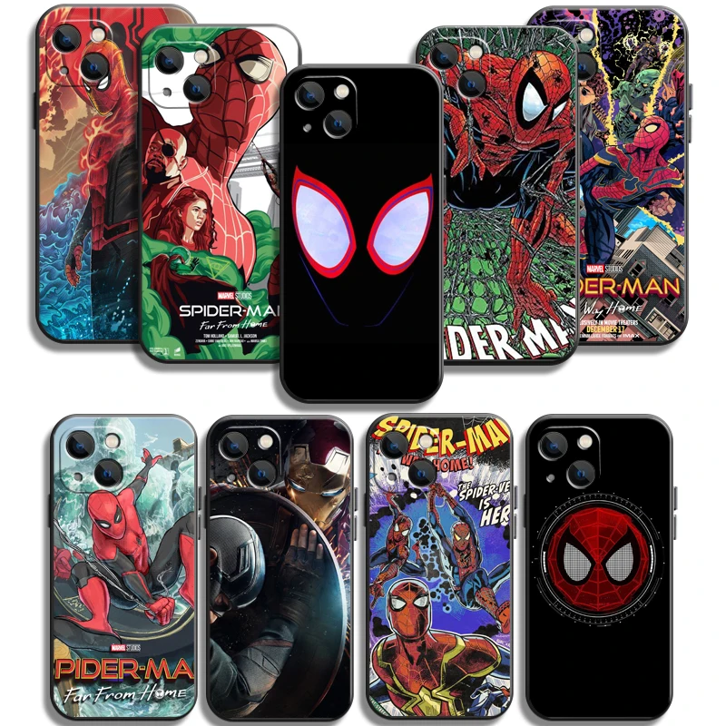 

Marvel Spiderman Phone Cases For iPhone 7 8 SE2020 7 8 Plus 6 6s 6 6s Plus X XR XS MAX Cases Soft TPU Funda Carcasa