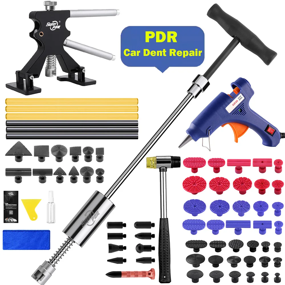 

Наборы инструментов для ремонта вмятин автомобиля PDR, профессиональный набор инструментов для удаления вмятин на кузове автомобиля, инструмент для удаления вмятин без покраски