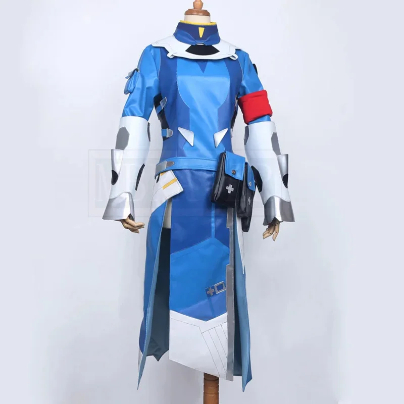 Игра OW Mercy Field Doctor Косплей Костюм Новая игра Кожаные платья на заказ