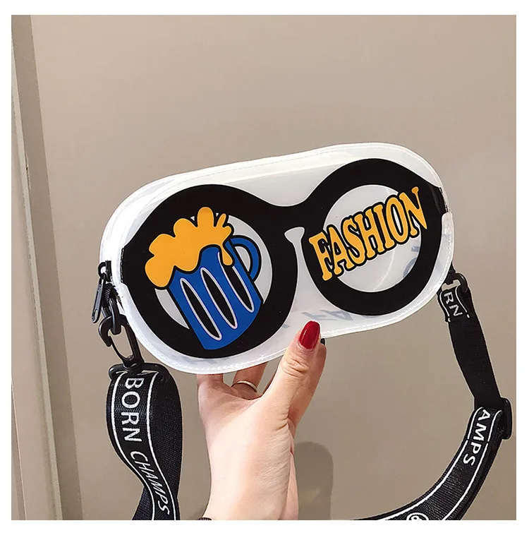 Новинка 2020 прозрачная Желейная сумка на плечо для женщин в стиле дикой улицы