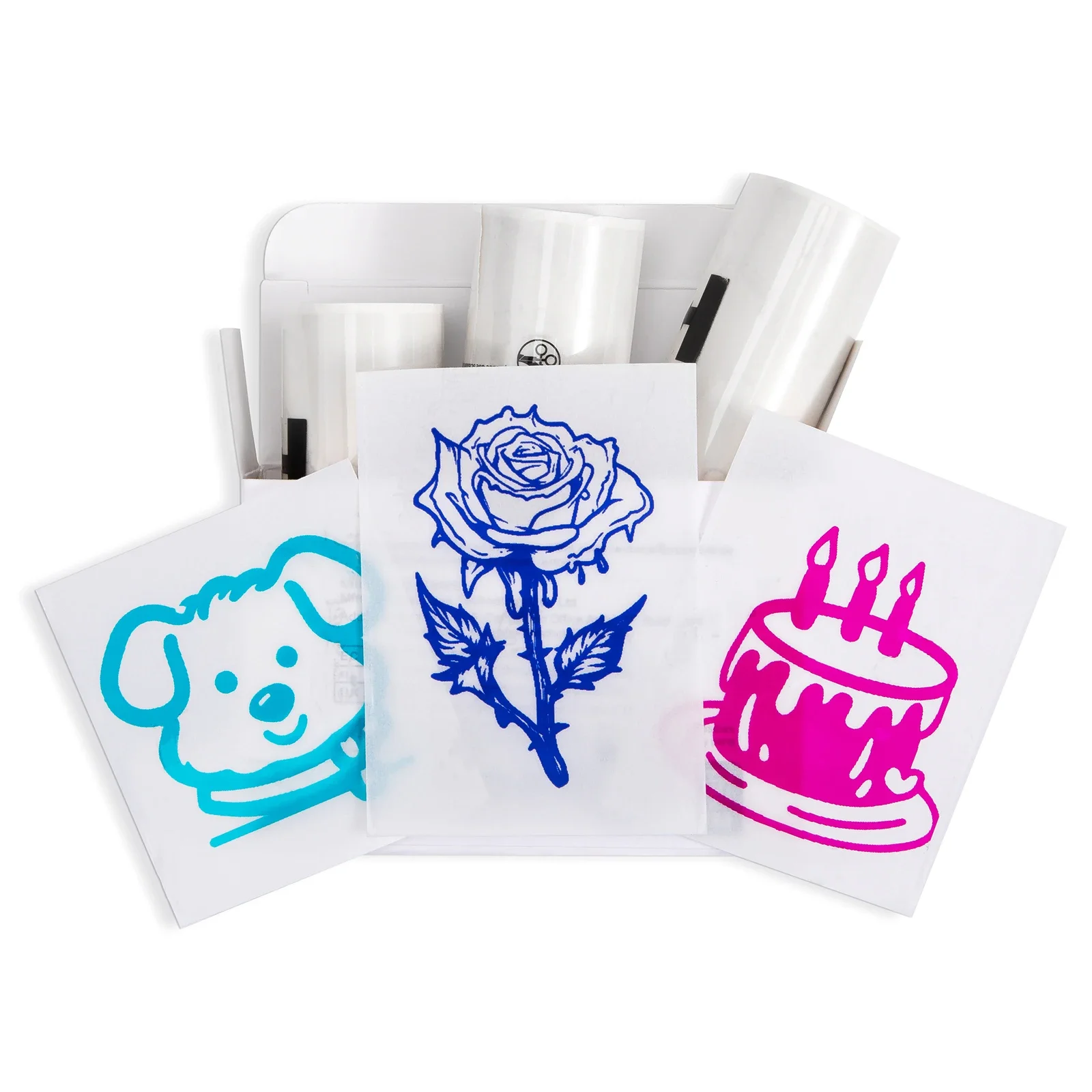 Клейкая термобумага T02 для мини-принтера наклеек M02/T02/M02 Pro/M02S/M03/M03AS/M04S/M04AS черный на