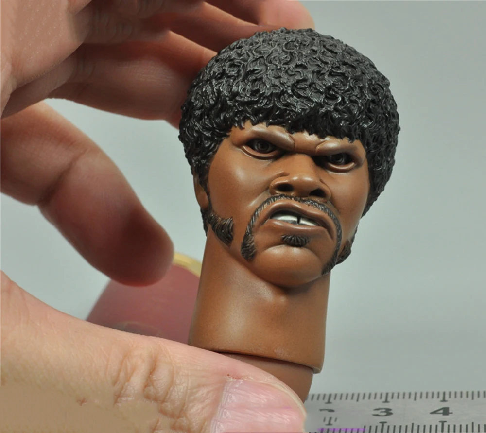 

1/6th DAMTOYS DAM GK015 Gangster Hearts 4 Cole Black Comic Style Head Sculpture Model Can Suit 12inch Body Action Collectable