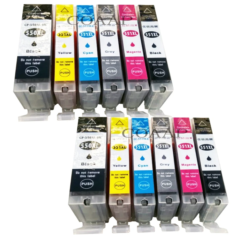 Фото PGI-550 CLI-551 PGI550 CLI551 XL картридж для Canon PIXMA MG5450 MG5550 MG5650 MG5655 MG6350 MG6450 MG6650 MG7150 MG7550 №3