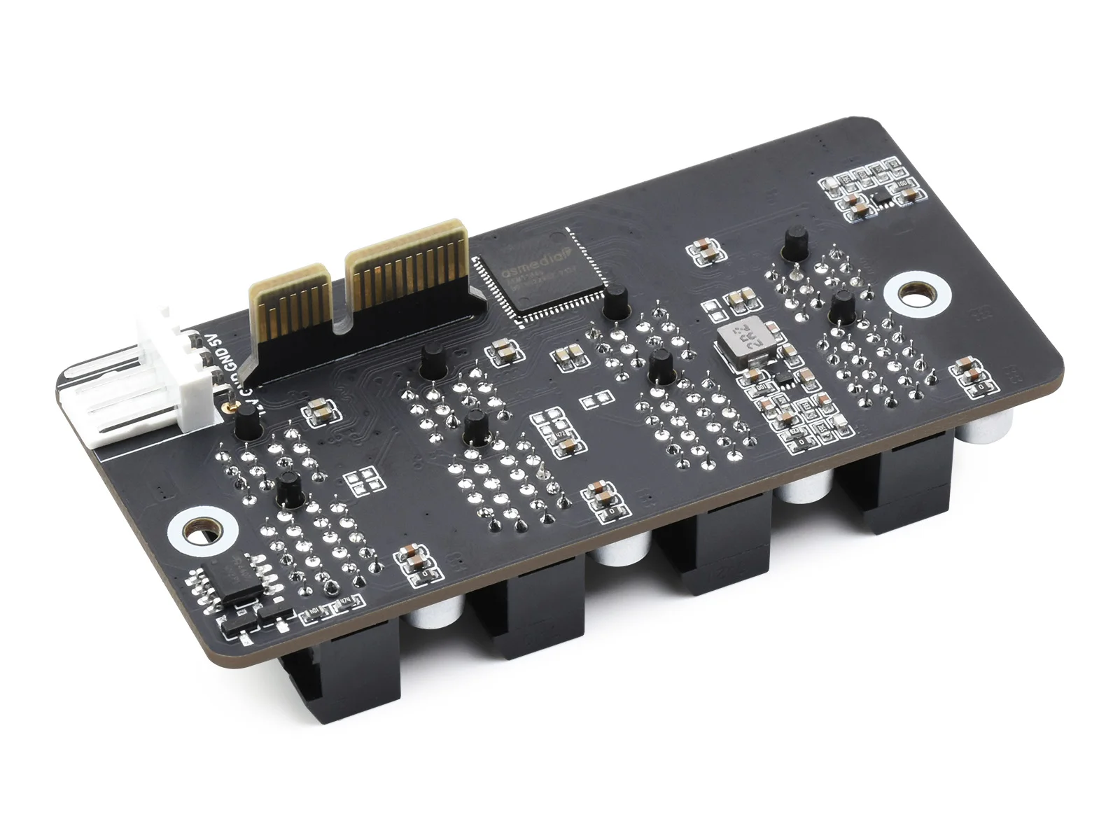 Расширенный 4-канальный расширитель PCIe Gen 2 × 1 стабильная производительность без