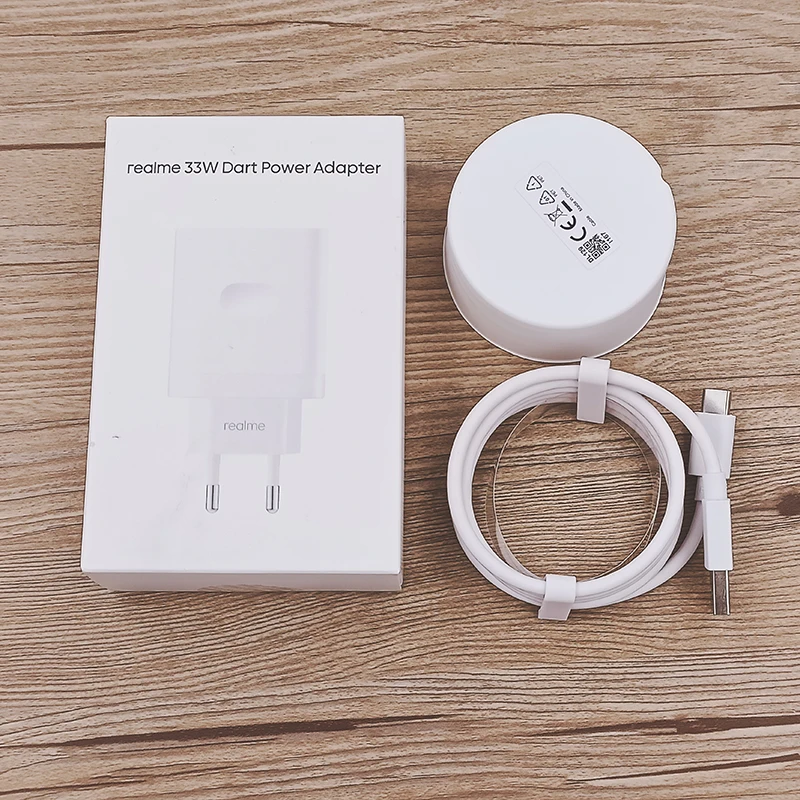 

Оригинальное зарядное устройство Realme 33W EU Super Дротика адаптер питания для быстрой зарядки для Realme 8 9 9i Pro X50 m X3 V15 OPPO ACE Reno 8 7 6 Pro