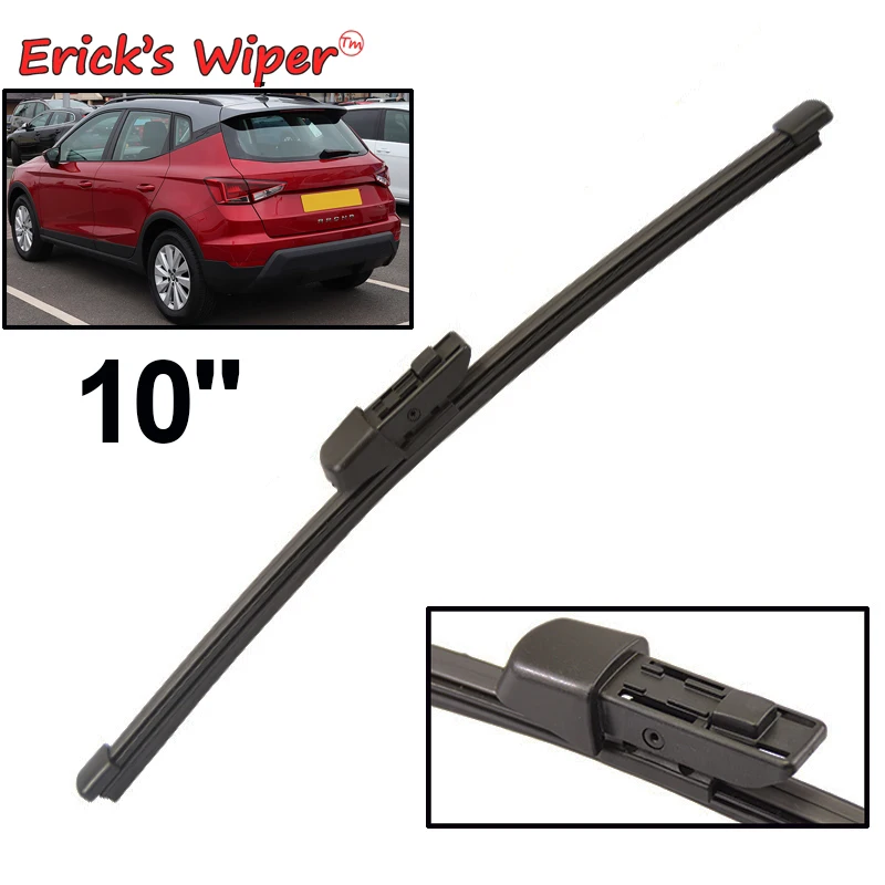 

Erick's Wiper 10" Rear Windscreen Wiper Blade For Seat Arona SUV 2017 - 2023 Windshield Windscreen Tailgate Window Brush
