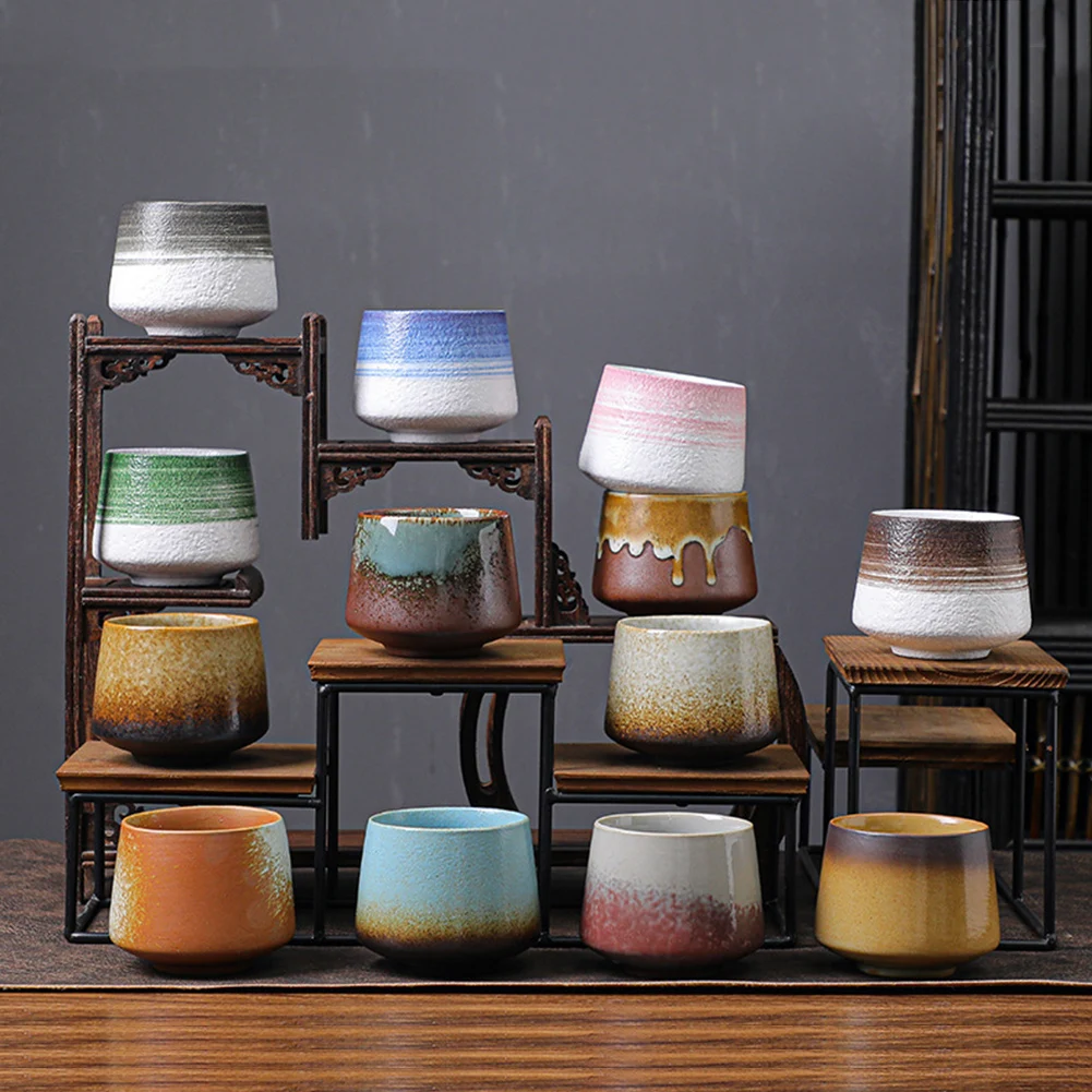 

High Quality 200ML Japan and South Korea Ceramic Tea Cup Simple Style Cup Japanese Kung Fu Tea Cup Coffee Milk Cup