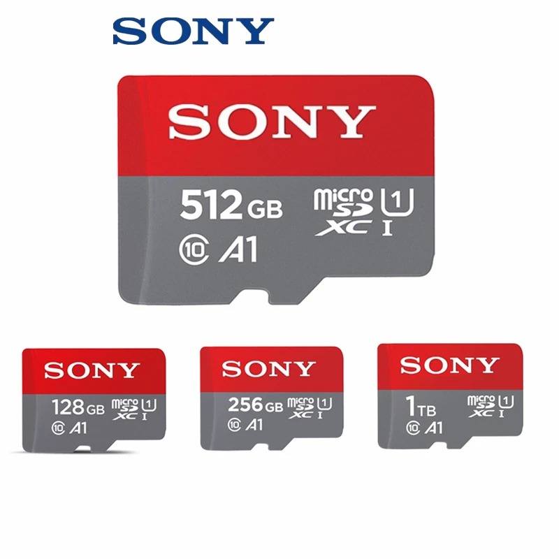 SONY 1 ТБ Ultra Micro SD 512 Гб Card SD/TF флэш-карта памяти 32 64 128 micro для камеры sd