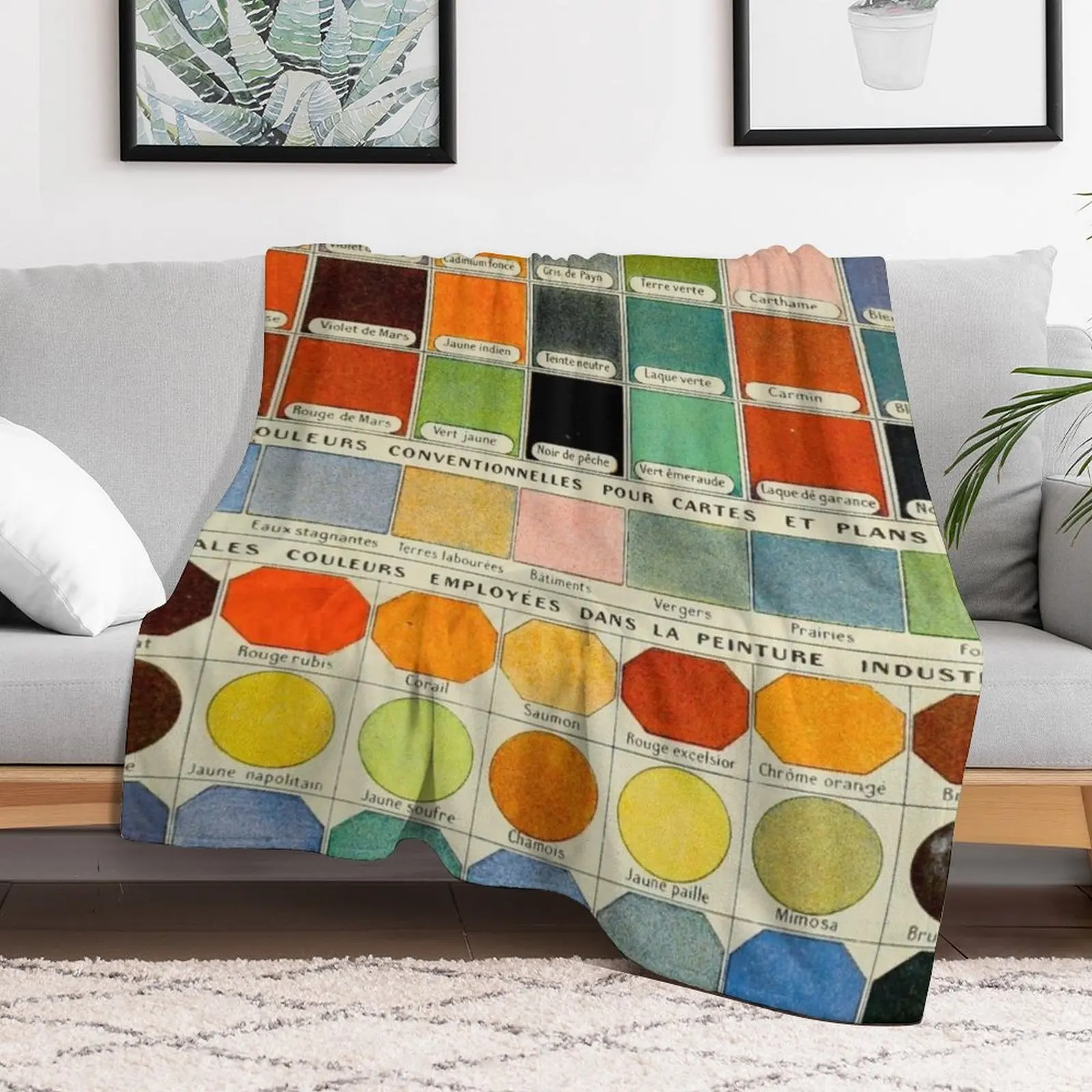 Система цветов Адольфа мильлота французская энциклопедия этикетки винтажные