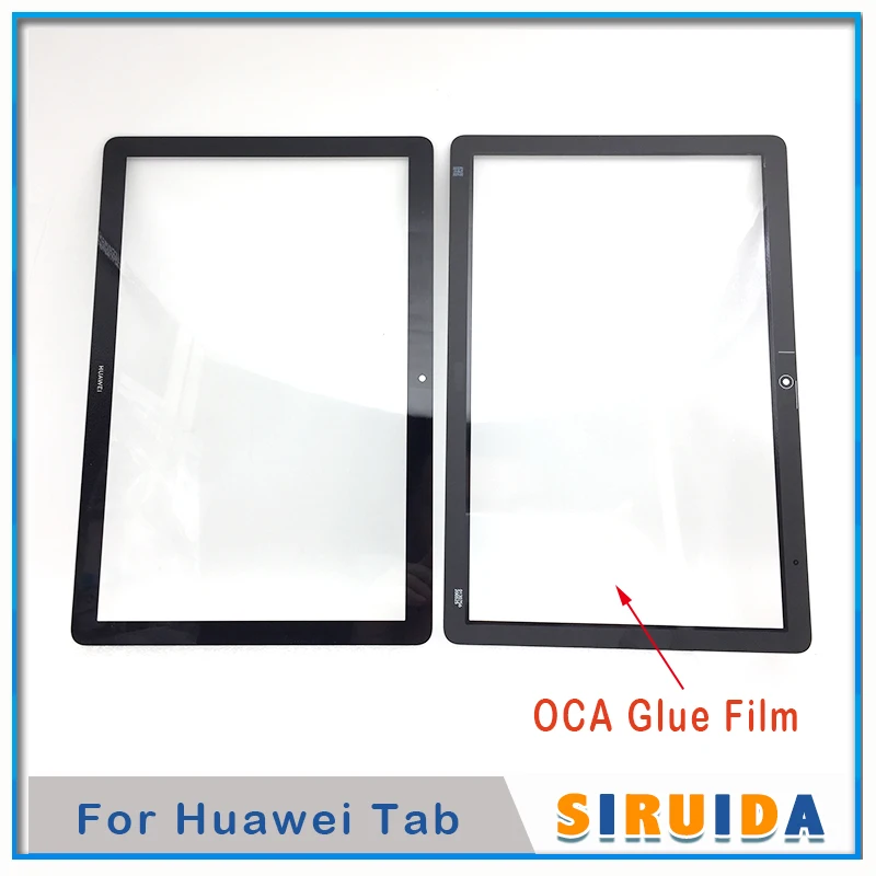 

1Pcs Outer Glass + OCA Film For Huawei MediaPad T5 T8 T10 T10s KOB2 AGR AGS2 W09 Touch Screen Front Cover Lens Panel Replacement
