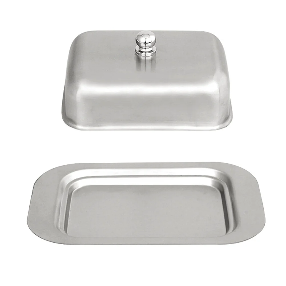 

Emerald Bread Container Convenient Butter Tray Household Dish Wear-resistant Storage Stainless Holder Steel Keeper
