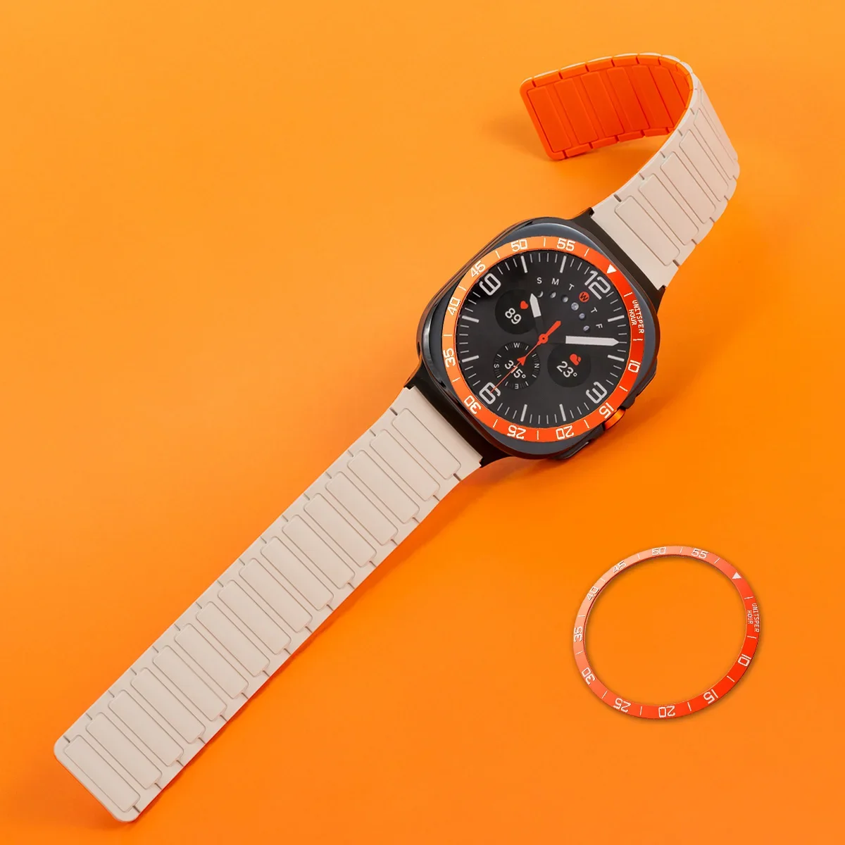 Металлическое кольцо безеля для Samsung Galaxy Watch 7 Ultra 47 мм