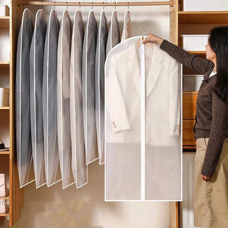 

5 шт./партия, прозрачный пуховик на молнии для одежды