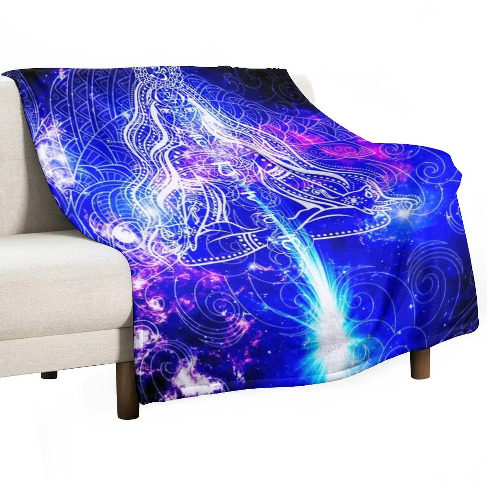 Космическое Радужное пледовое одеяло Koi мягкие декоративные пледы