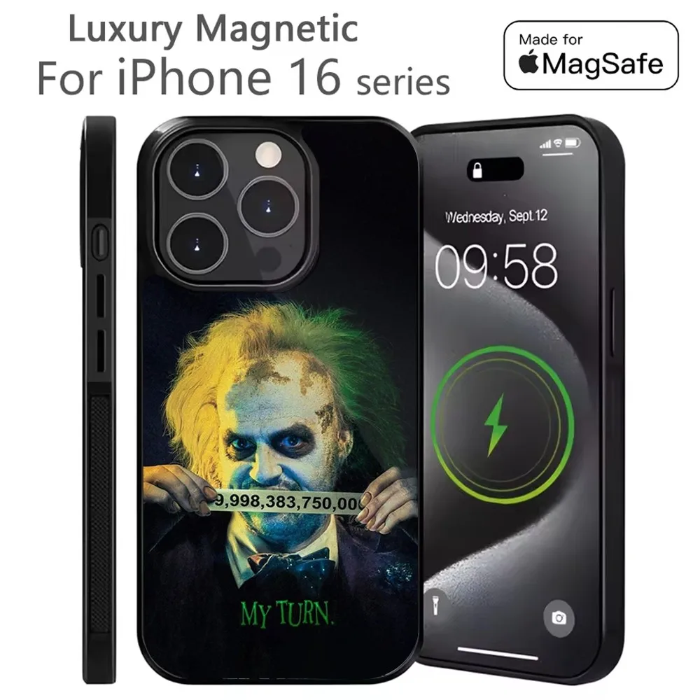 Чехол для телефона B-Beetlejuices 2 iPhone 16 15 14 13 12 11 Plus Pro Max Mini Magsafe с магнитной беспроводной