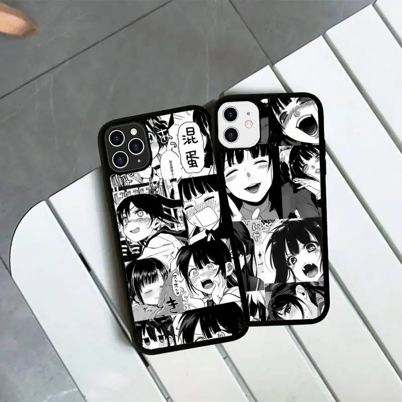 

Cute Kawaii Japan Girls Harajuku Phone Case Silicone PC+TPU Case for iPhone 11 12 13 Pro Max 8 7 6 Plus X SE XR Hard Fundas